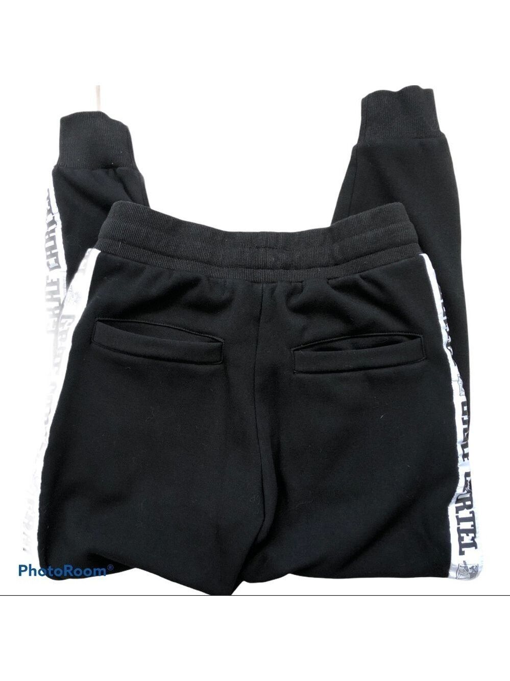 Graf & Wu Letter Tape “Cartel” Joggers Size Small - Picture 3 of 7